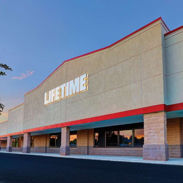 Building exterior at Life Time Apex