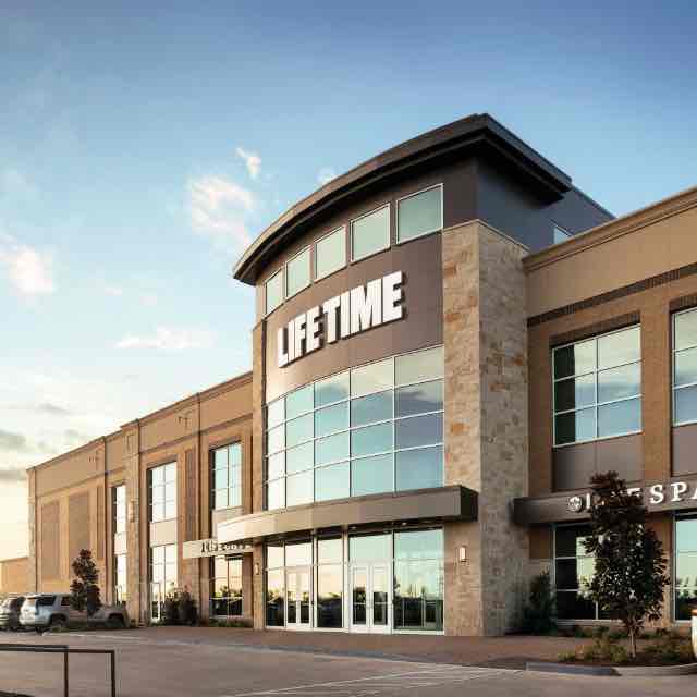 Building exterior at Life Time Brookfield