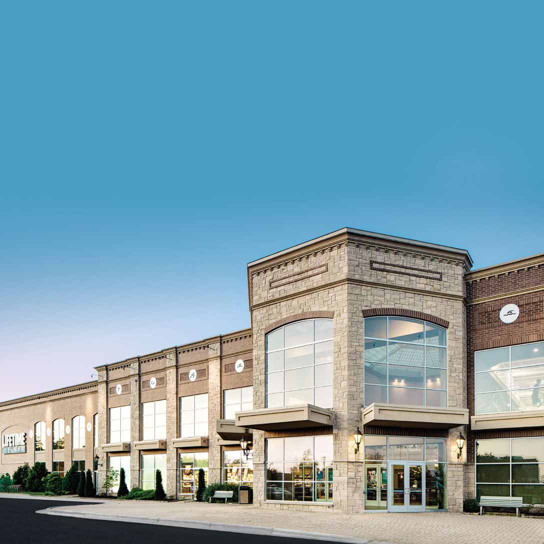 Building exterior at Life Time Commerce Township