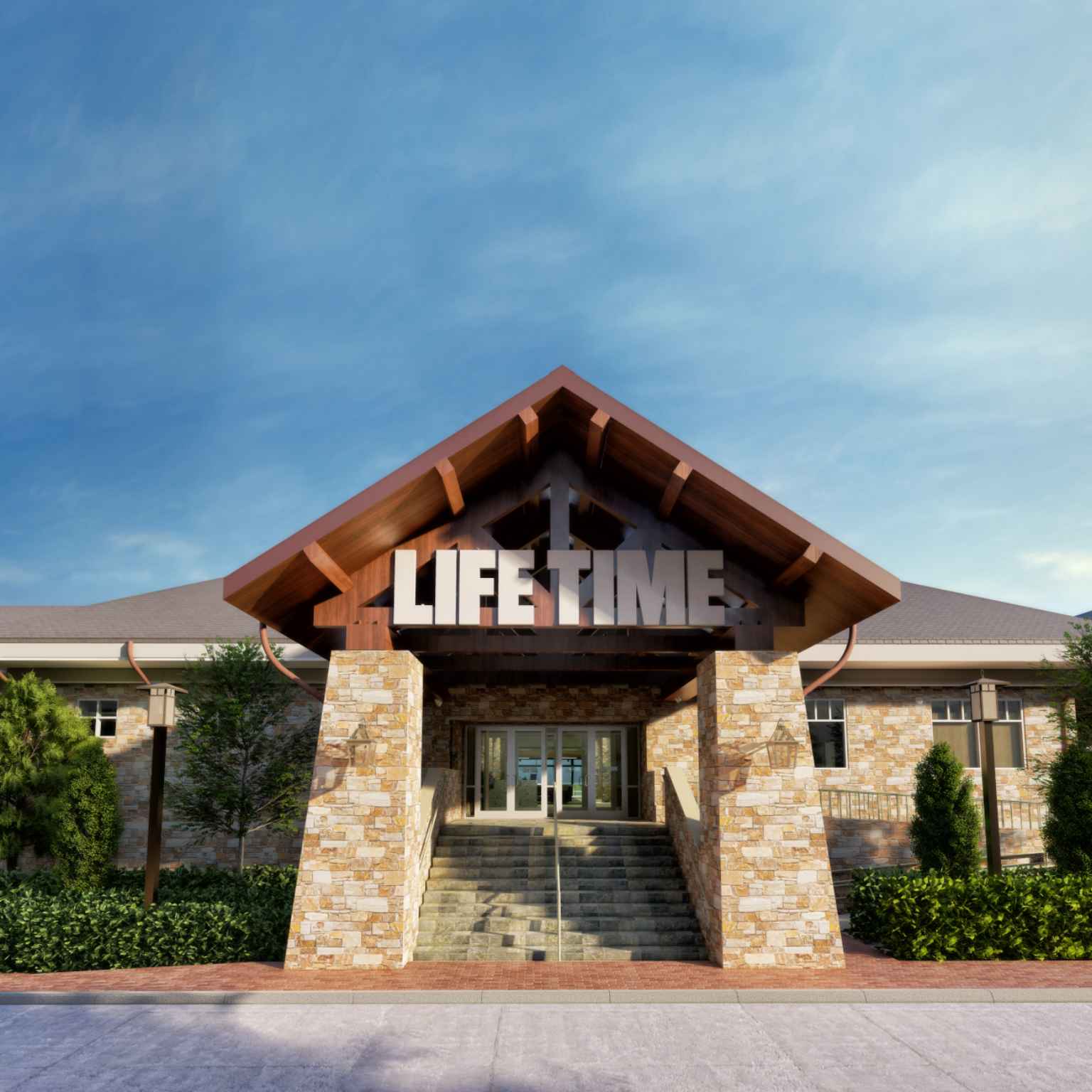 Building exterior at Life Time Mckinney at Craig Ranch