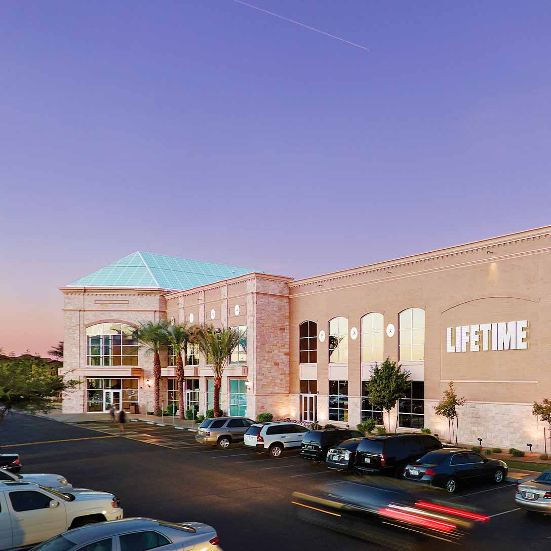 Building exterior at Life Time Palm Valley