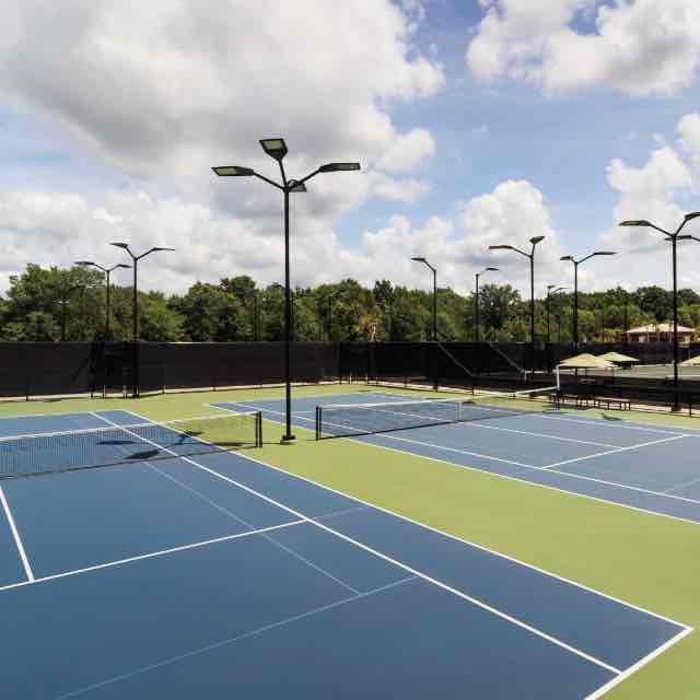 Building exterior at Life Time Plano Tennis