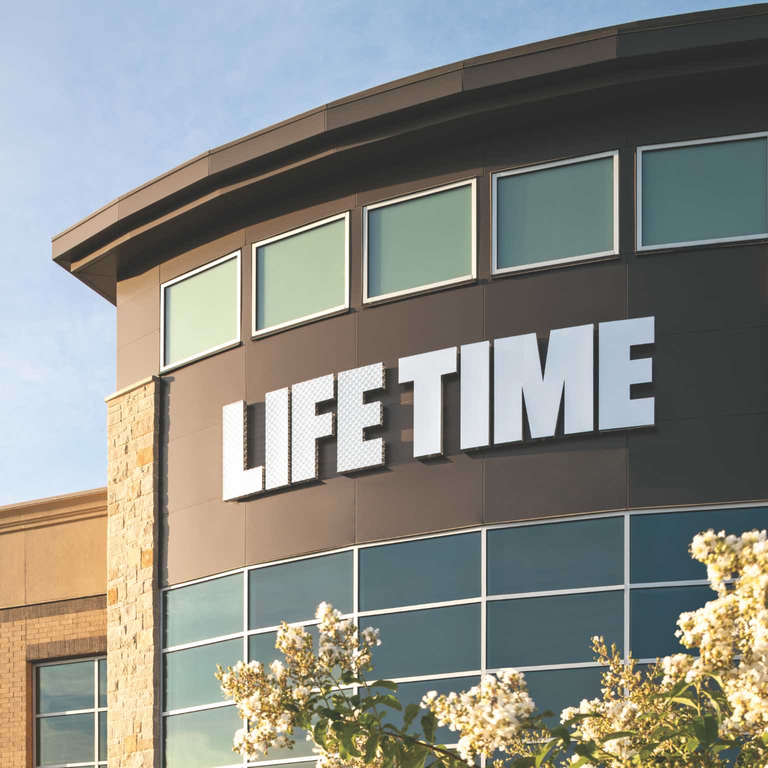 Exterior of a Life Time building