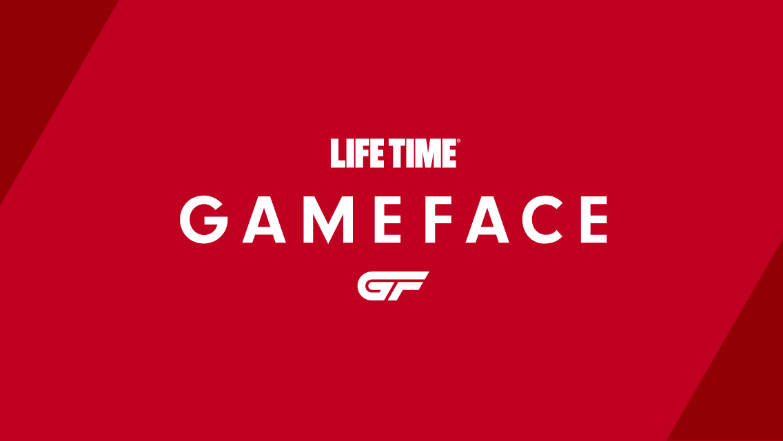 Life Time Game Face with G F logo
