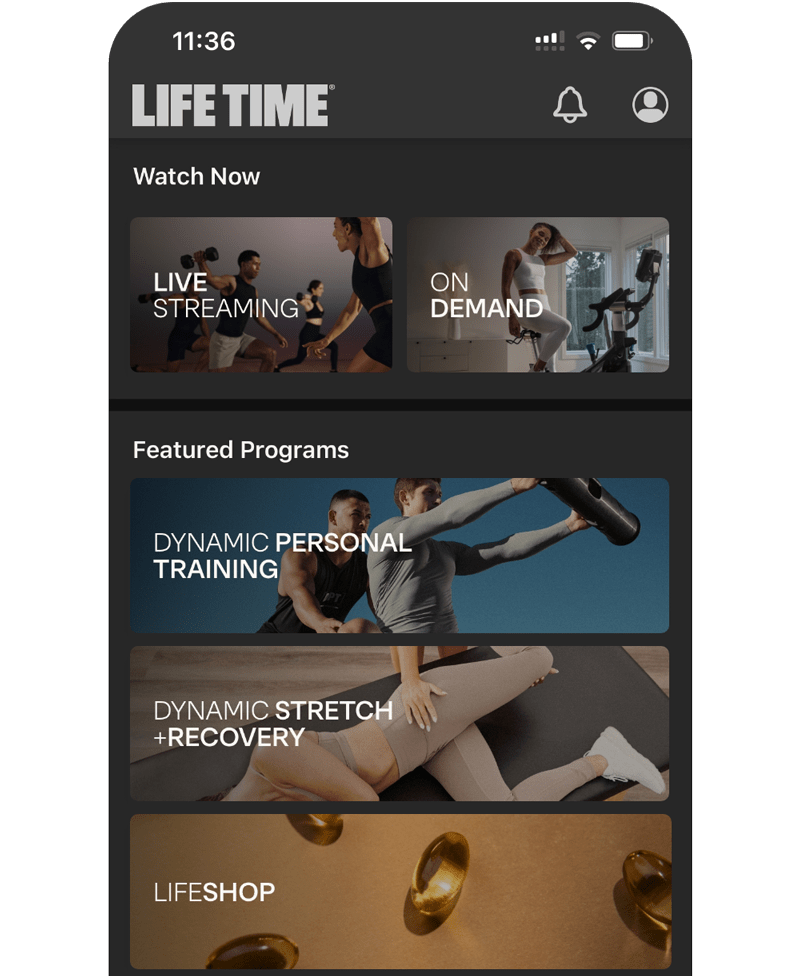 image of life time app