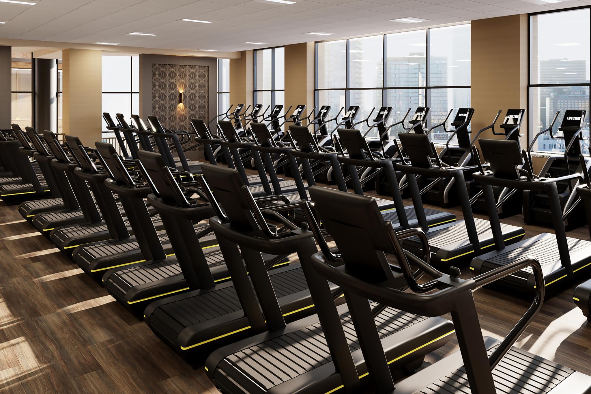 cardio room at Life Time