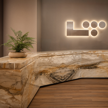 front desk at Life Time