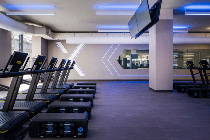 cardio room with treadmills