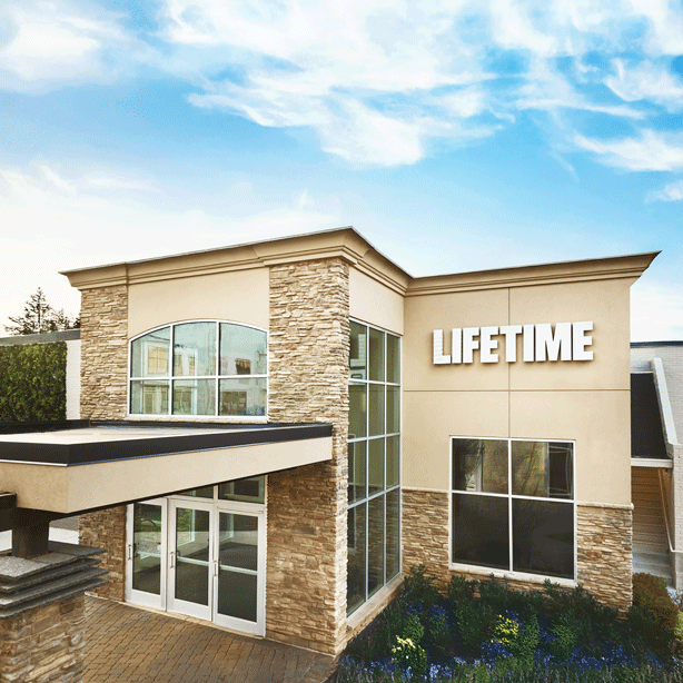 Building exterior at Life Time Potomac