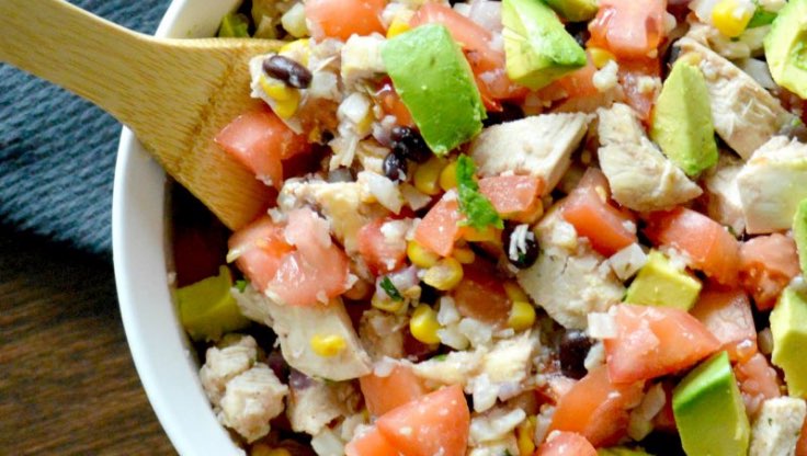 Cilantro-Lime Chicken bowl from Life Time. 