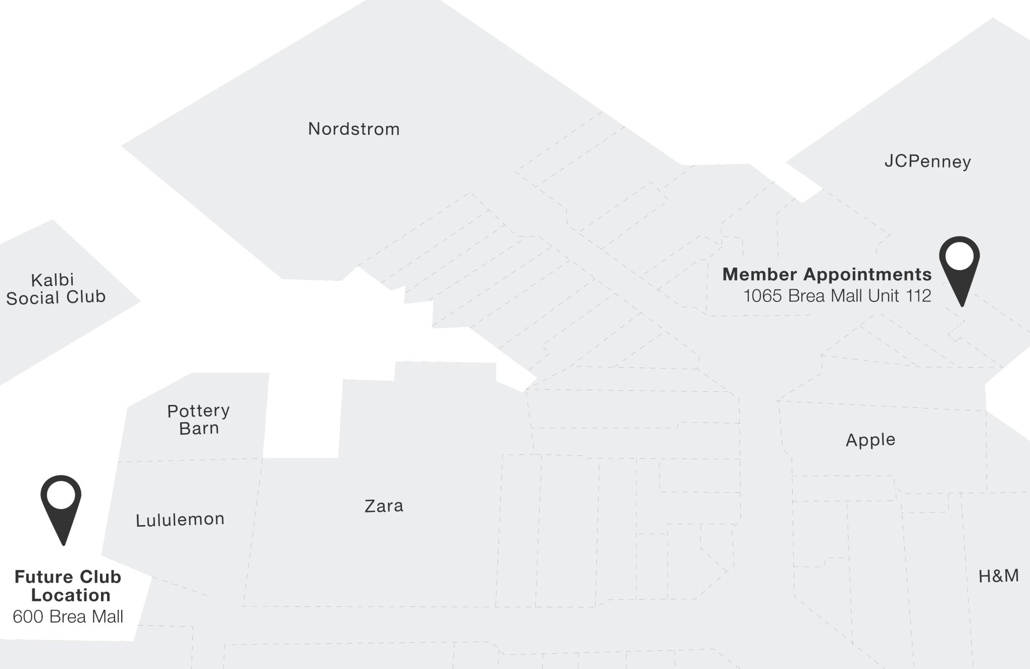 illustrative map of Life Time location