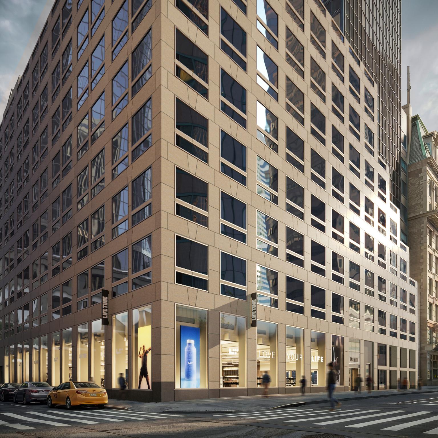 Exterior of a Life Time building.