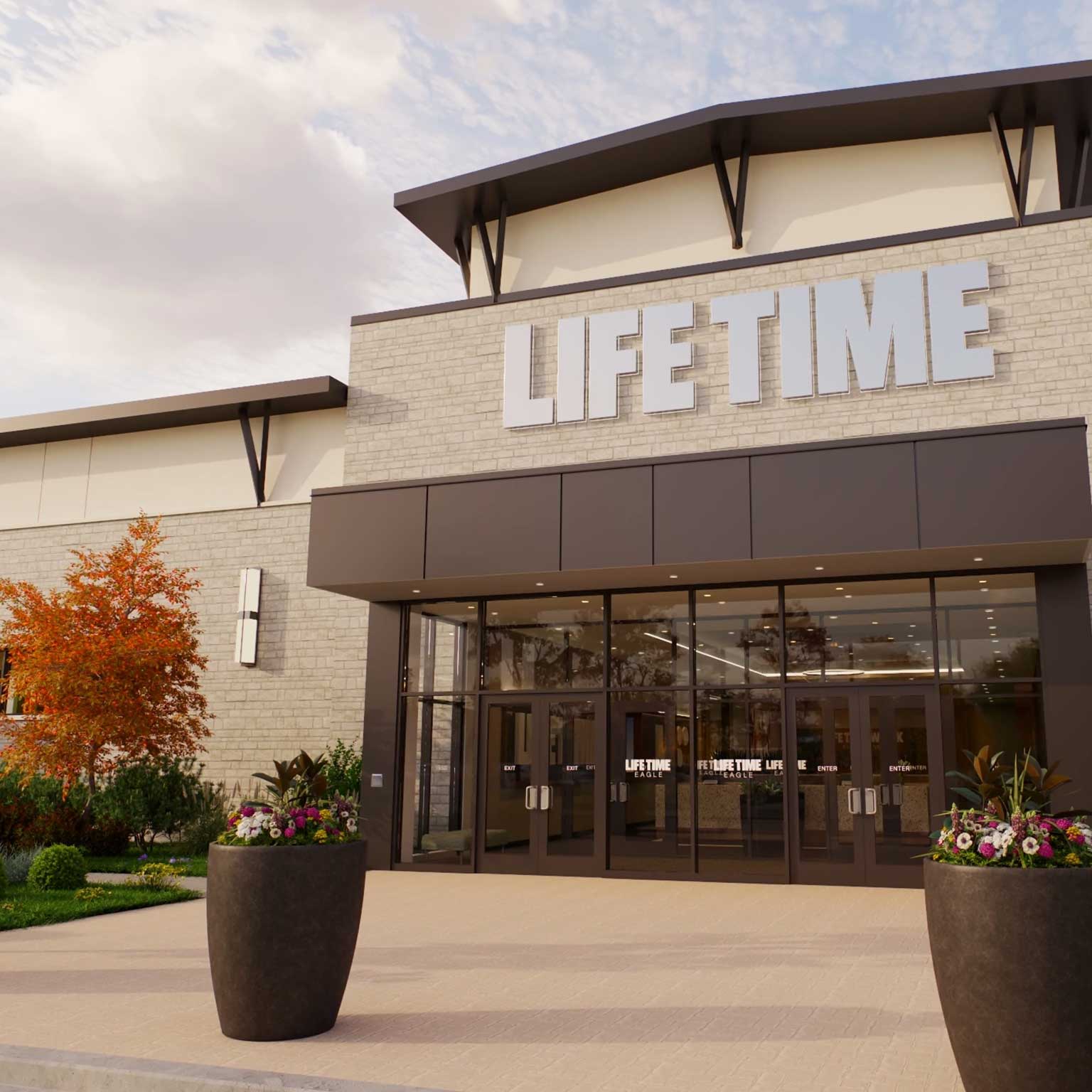 Exterior of a Life Time Eagle