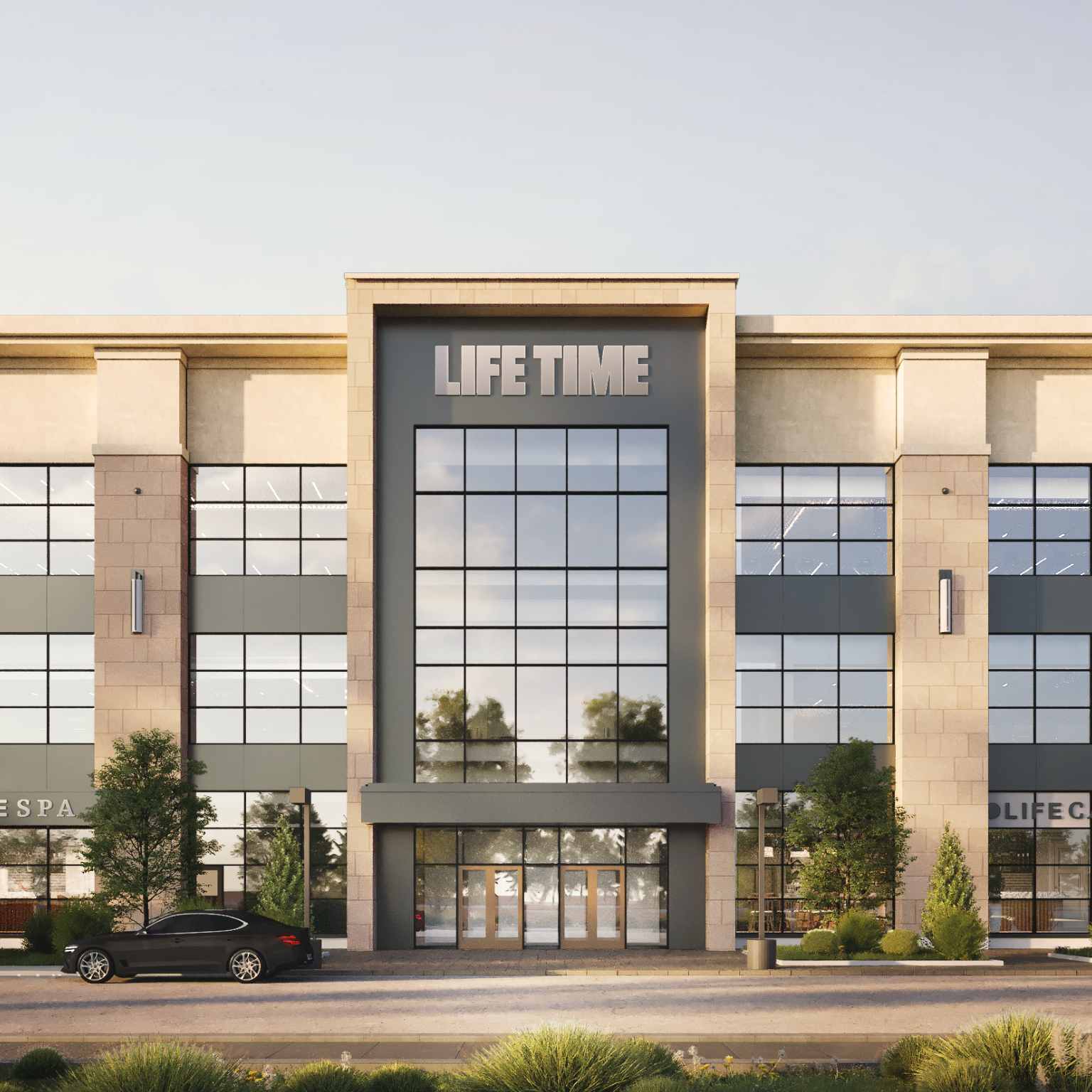 Building exterior at Life Time Middletown Red Bank