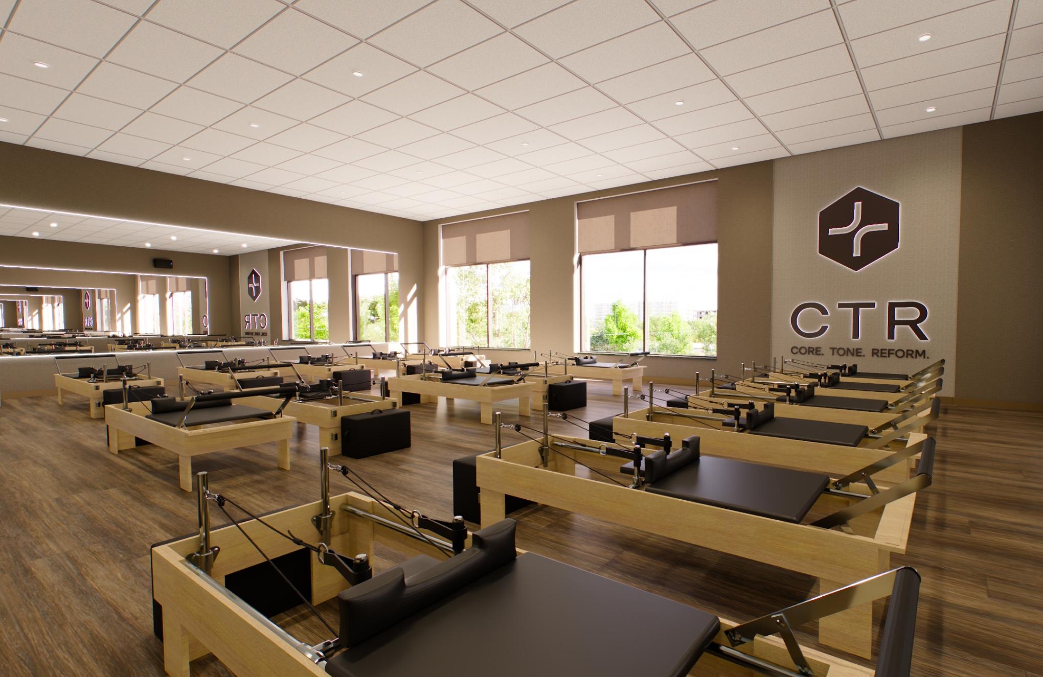 CTR group fitness room at Life Time